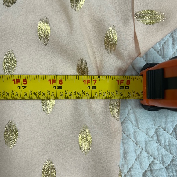 Gold Polka Dot Women's Top - Picture 6 of 6